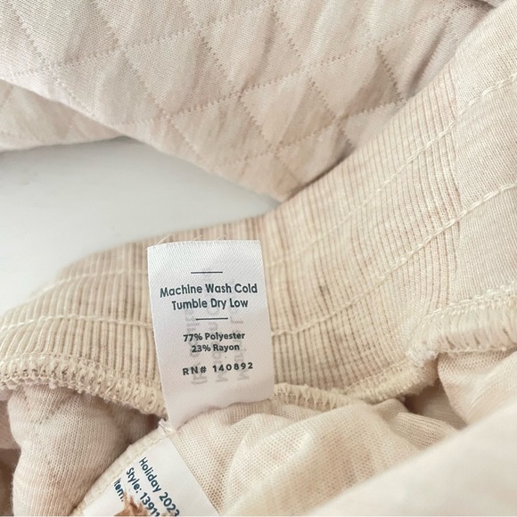 Marine Layer Women's Corbet Quilted Jogger Cream Size S 26559 - Picture 10 of 13